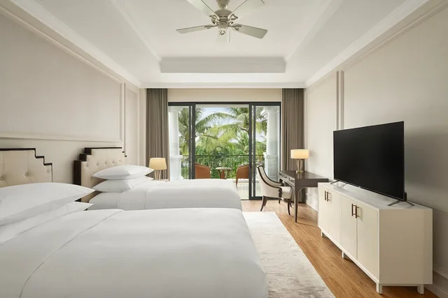 فيلا بريميير بسريرين منفصلين وسريرين كينج بإطلالة على الحديقة بـ3 غرف نوم، Danang Marriott Resort & Spa Non Nuoc Beach Villas 1/5