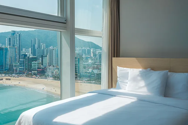 جناح بسريرين منفصلين وسرير كوين، The Marine View Hotel 7/10