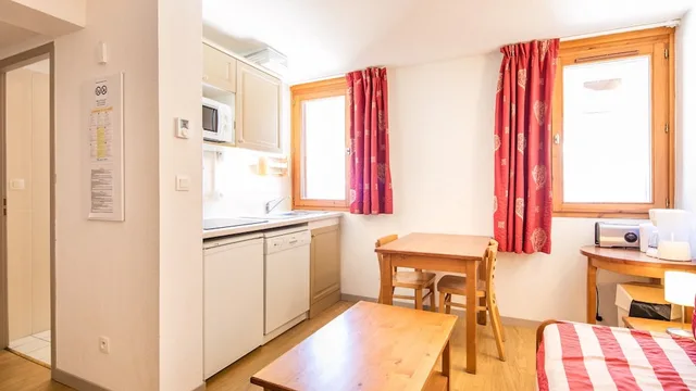 استوديو مع سرير سحّاب إضافي، Lagrange Residence Le Hameau De Valloire 1/1