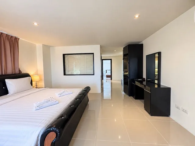غرفة عائلية بسريرين كينج بإطلالة على البحر بغرفتي نوم بمطبخ، Oceanview Treasure Hotel & Residence 3/10