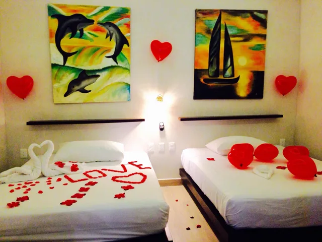 junior suite, multiple beds, pool view, Pacha Tulum Boutique Hotel 2/4