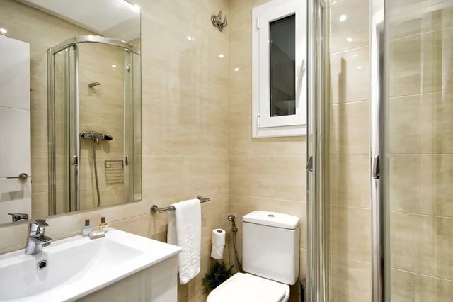شقة بسرير مزدوج وسريرين منفصلين بغرفتي نوم، Mercedes Heritage Barcelona Apartments 4/8