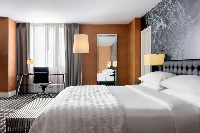 جناح بريميوم ركني بسرير كينج، Le Meridien Charlotte 2/6
