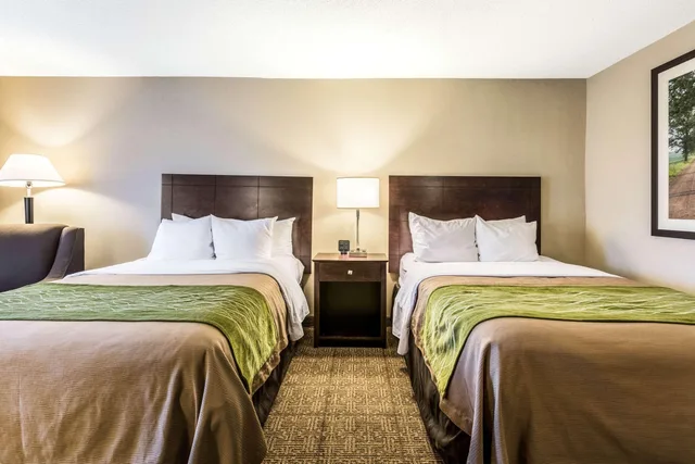 غرفة بسريرين مزدوجين، Comfort Inn Lansing West MI 2/4