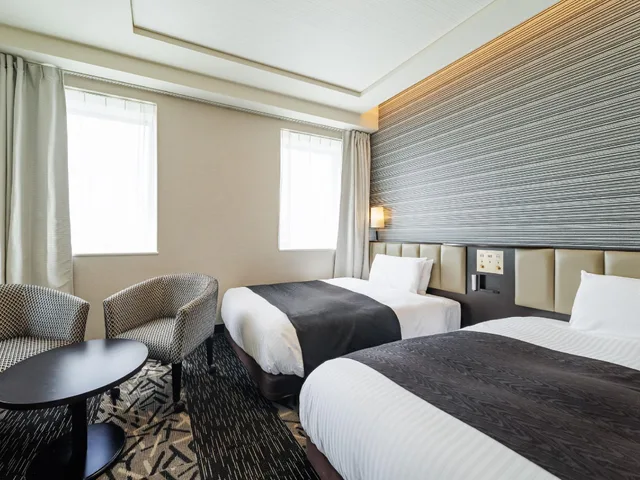 غرفة ديلوكس بسريرين منفصلين للمدخنين، Apa Hotel Miyazaki Nobeoka Ekiminami 1/1