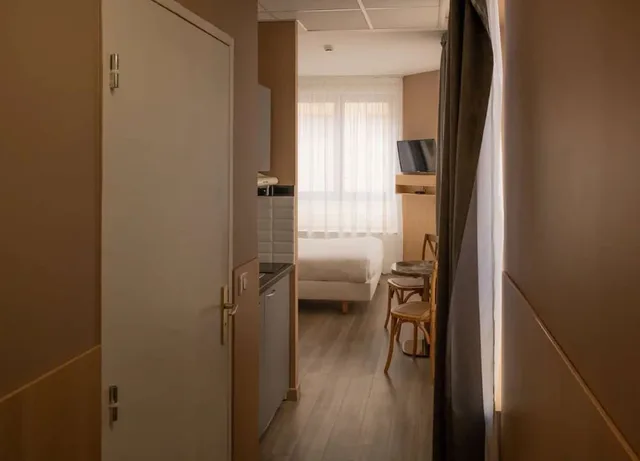 غرفة ديلوكس بسرير مزدوج أو سريرين منفصلين، Calm Appart Hotel 5/5