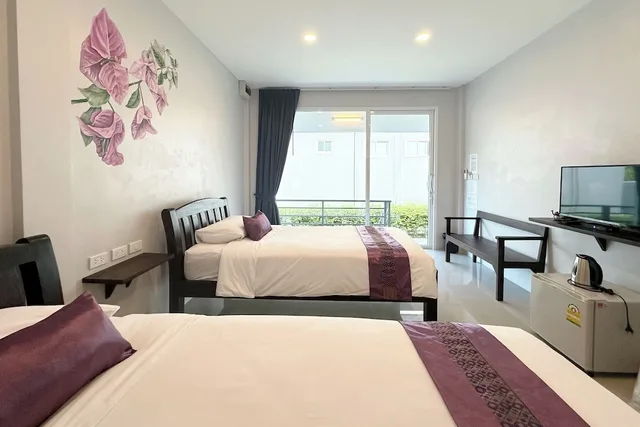 غرفة قياسية بسريرين منفصلين، Be Leaf Resort SHA 4/9
