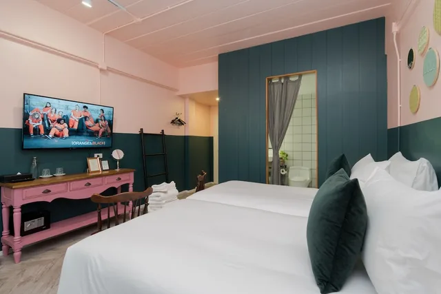 غرفة ديلوكس بسريرين منفصلين، Blu Monkey Boutique Phuket Town 2/7