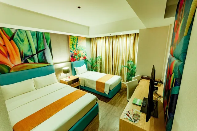 غرفة ديلوكس ثلاثية بإطلالة على الحديقة، Aziza Paradise Hotel 6/9