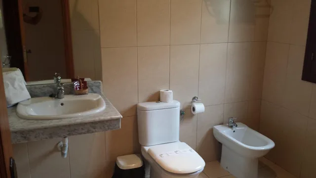 غرفة بسرير مزدوج بإطلالة على البحر، Rural Villa El Mocanal 6/8
