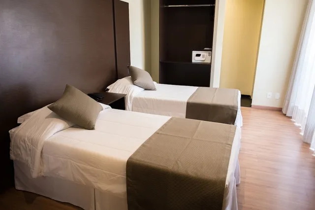 غرفة قياسية مفردة بسريرين منفصلين، San Diego Suites Taubate 1/1