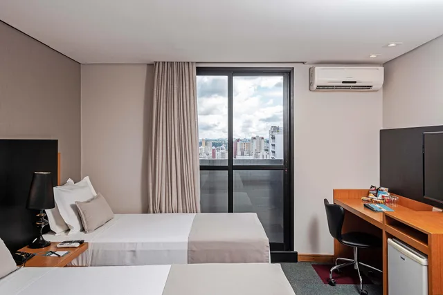 غرفة ديلوكس ثلاثية، Slaviero Hotel Curitiba Batel 2/4