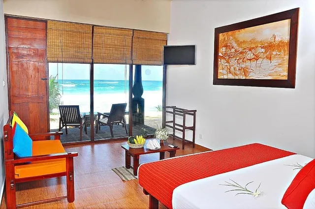 Deluxe, Double Bed, Beach Side, Ocean View، The Beach Cabanas 4/9