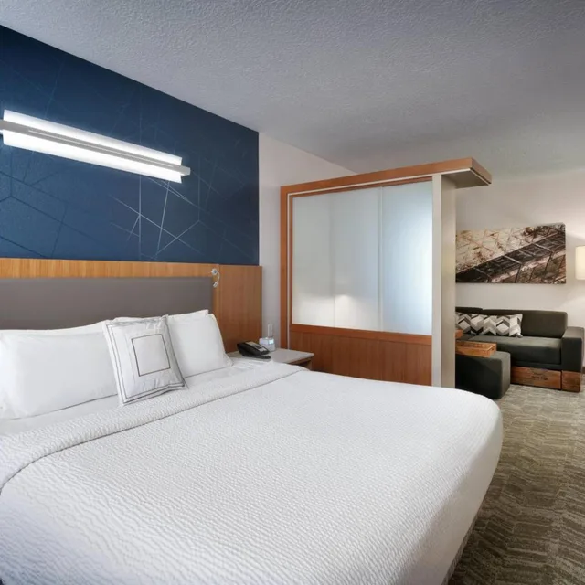 جناح بسرير كينج مع سرير سحّاب إضافي مع أريكة، Springhill Suites Provo 1/4