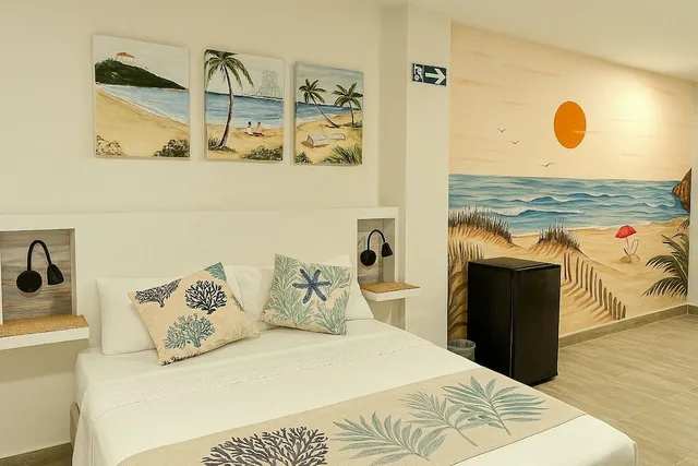 غرفة قياسية بسرير مزدوج بإطلالة على الحديقة، Hotel Avadia Del Mar 1/10