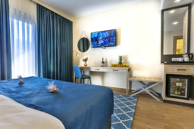غرفة سوبيريور بسرير كوين بإطلالة على الحديقة، Hotel Harmony by Aycon 3/5