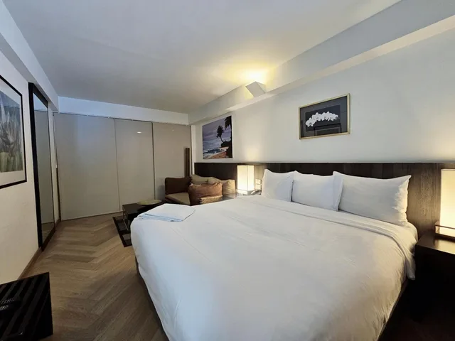 استوديو بسرير كينج مع أريكة، Sathorn Terrace Apartment 4/9
