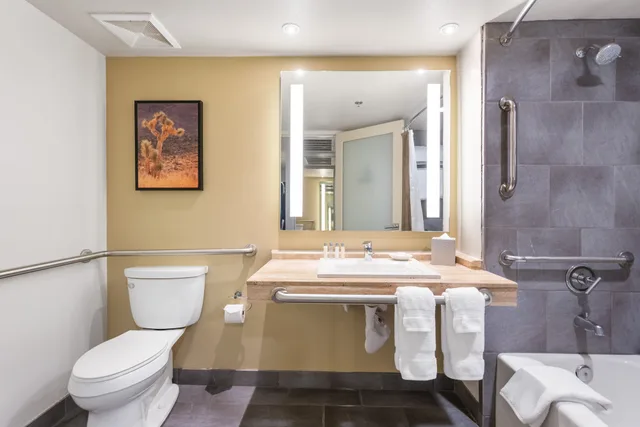 غرفة بسريرين كوين بإطلالة على المسبح لذوي الإعاقة، Hotel Zoso 3/3
