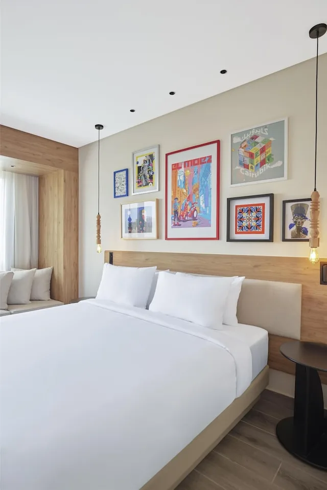 Room, King Bed, Pyramids View، Hyatt Centric Cairo West 1/5