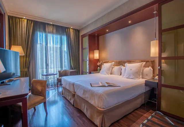 غرفة قياسية بسريرين منفصلين، Hotel Barcelona Center 3/6