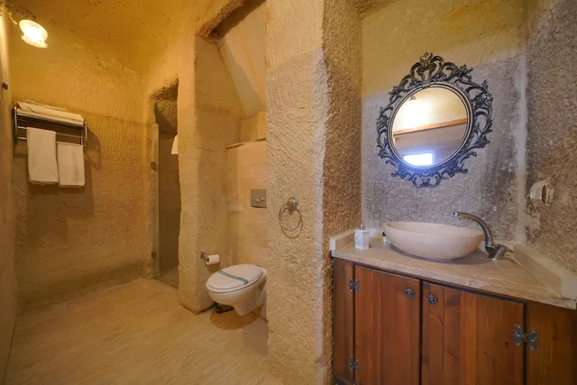 غرفة ديلوكس بسرير كوين، Salkim Cave House 3/4