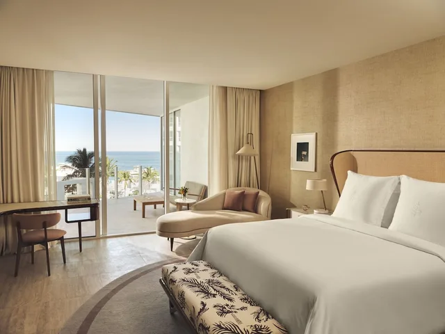 غرفة بسريرين كوين بإطلالة على البحر، Four Seasons Hotel And Residences Fort Lauderdale 1/4