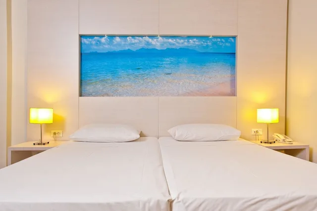 غرفة بسرير مزدوج بإطلالة على الحديقة، Lindos White Hotel & Suites 7/10