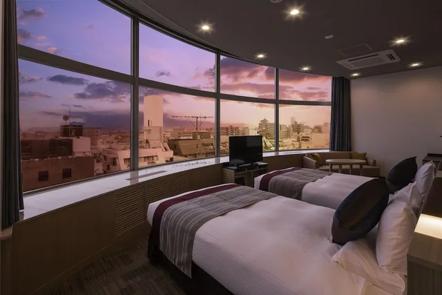 غرفة ديلوكس بسريرين منفصلين لغير المدخنين، Hotel Mystays Tachikawa 9/10