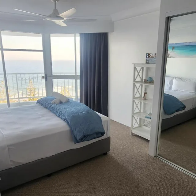 شقة تنفيذية بغرفتي نوم، Burleigh Surf Apartments 7/10