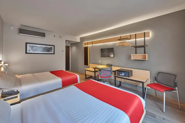 غرفة قياسية بسريرين مزدوجين، City Express Plus by Marriott Ciudad de Mexico Insurgentes Sur 2/4