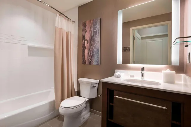 2 Bedrooms, Suite, 2 Queen Beds, Sofa, Residence Inn Redwood City San Carlos 3/4