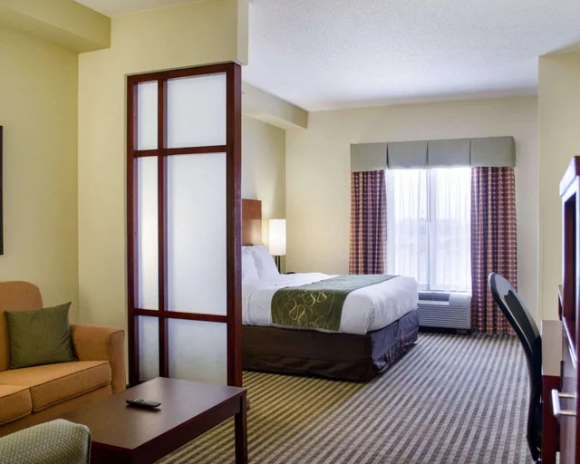 جناح بسرير كينج لذوي الإعاقة، Comfort Suites Greenwood MS 3/4