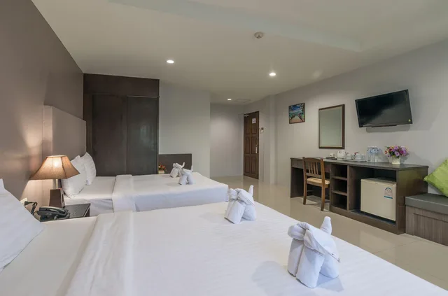 غرفة سوبيريور رباعية بسرير فردي، Lada Krabi Residence 1/1