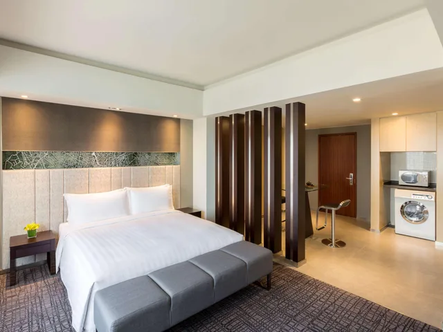 جناح جونيور تنفيذي بسرير كينج، Grand Mercure Shanghai Hongqiao 2/3