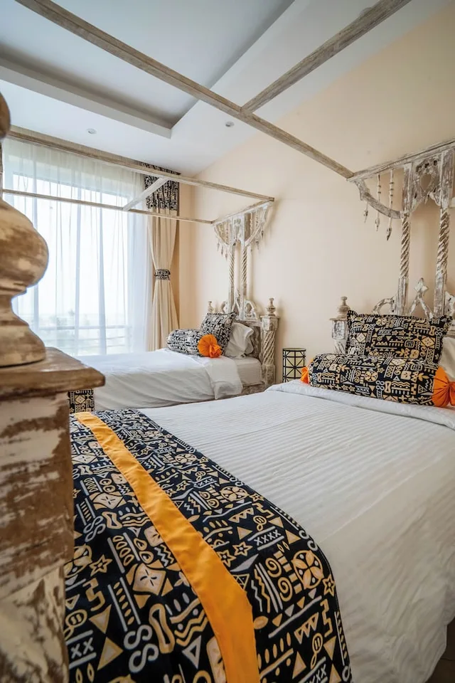 بنتهاوس بسرير كينج وسريرين كوين وسريرين منفصلين بإطلالة على البحر بشرفة بـ3 غرف نوم، Kilua Beach Resort 6/10