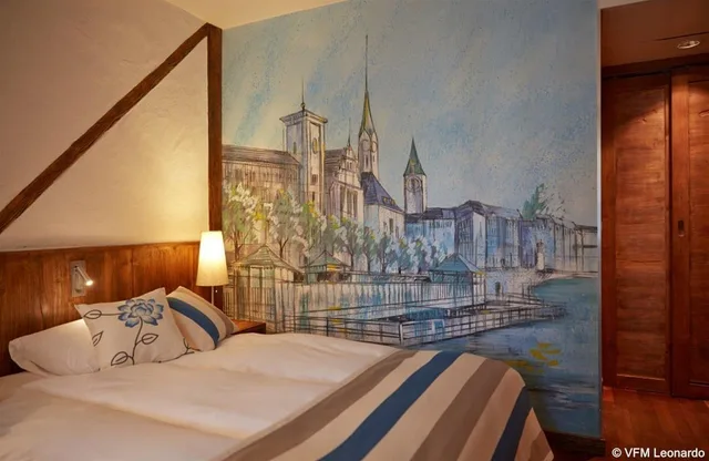 غرفة قياسية بسرير مزدوج أو سريرين منفصلين، Hotel Adler Zurich 2/3
