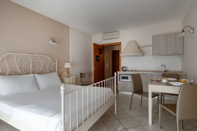 استوديو بسرير كينج بإطلالة على الحديقة، Residence Il Sogno 4/7