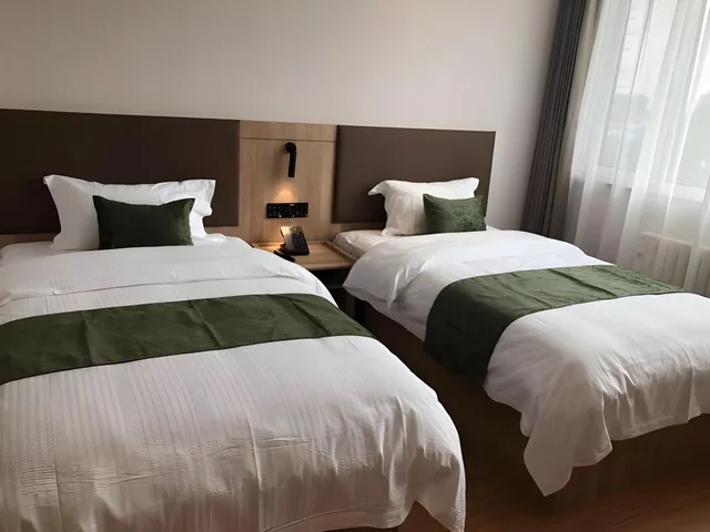 Superior, Twin Beds, GreenTree Inn Qingdao Laixi High-speed Railway Station Shenzhen Road Express Hotel 1/1