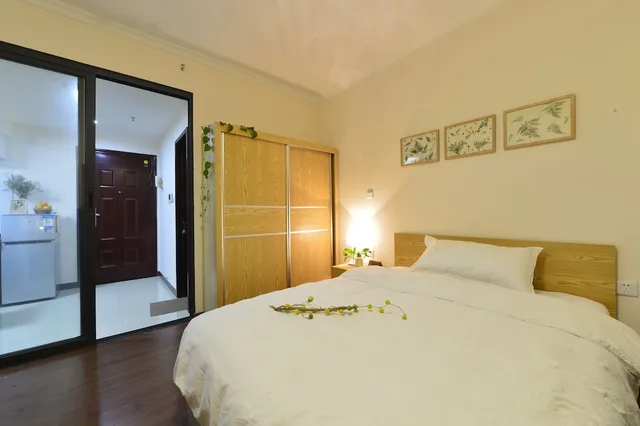 غرفة بزنس بسرير كينج وسرير كوين، Xizhengjia Hotel Apartment Pazhou Complex 1/4