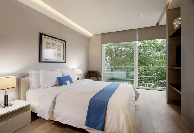 جناح ديلوكس بسرير كوين مع أريكة، Capitalia ApartHotel San Angel Inn 5/10