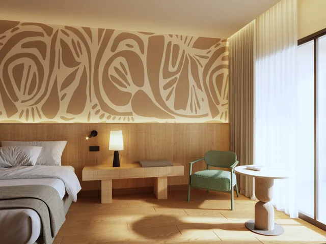 Junior Suite, Deluxe, Single, 2 Double Beds, Partial Sea View، Bahia Principe Sunlight Costa Adeje 2/3