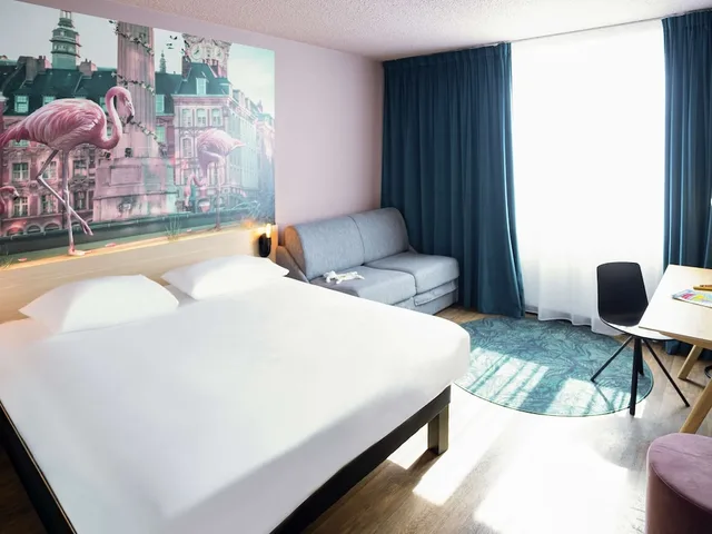 غرفة متصلة بسريرين مزدوجين، ibis Styles Lille Neuville en Ferrain 3/7