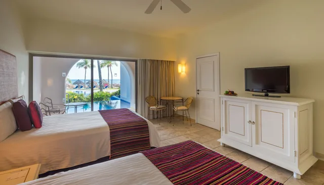 Deluxe, 2 Double Beds, Pool and Sea View، Camino Real Zaashila Huatulco 5/7
