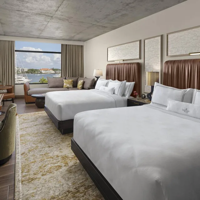 Guest Room, 2 Queen Beds, Marina View, The Ben, Autograph Collection 2/10