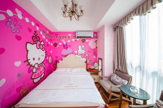 كابينة سيغنتشر بسرير كوين، Lavender Apartment -Wanda Branch 3/6