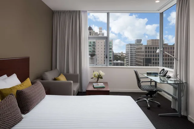 غرفة ديلوكس مزدوجة مزدوجة بإطلالة على المدينة، Rydges Auckland 5/9