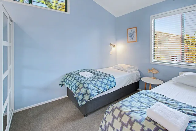 فيلا بسرير كوين وسريرين منفصلين بغرفتي نوم يُسمح فيها بالحيوانات الأليفة، Boat Harbour Studio Apartments and Villas 9/10