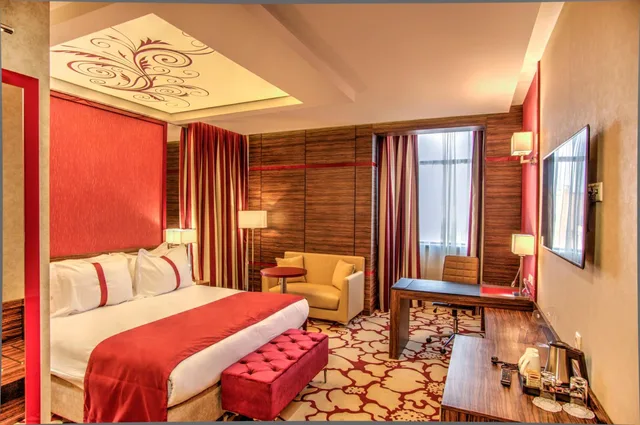 غرفة بسرير مزدوج أو سريرين منفصلين، Holiday Inn Plovdiv 5/10