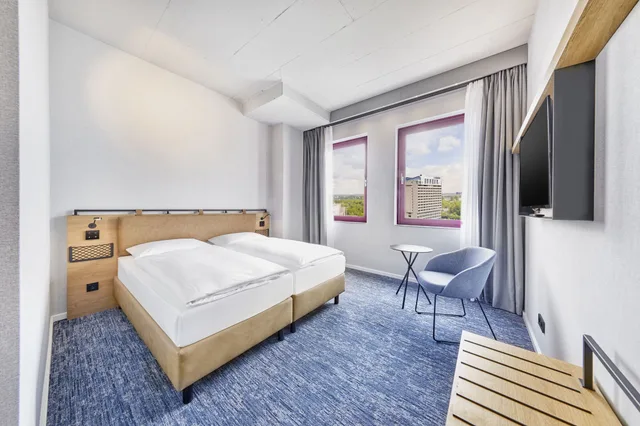 غرفة كومفورت بسريرين منفصلين، H2 Hotel Dusseldorf Seestern 2/5