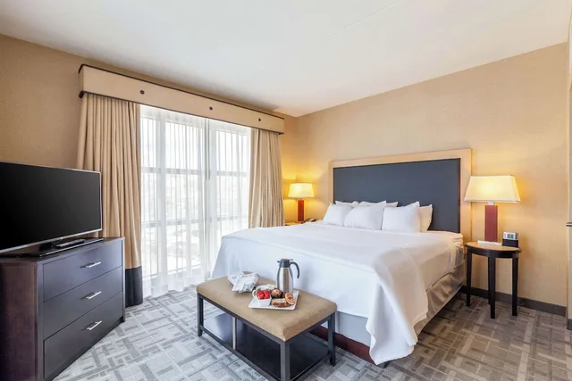 جناح بسرير كينج بإطلالة على المدينة بغرفة نوم واحدة مع أريكة، Cambria Hotel Pittsburgh - Downtown 6/10